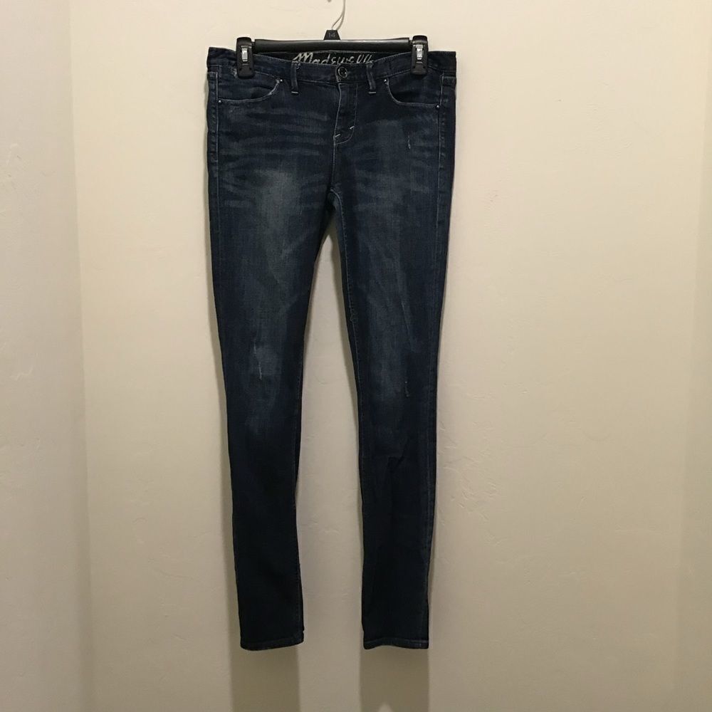 Madewell 37’s ultra skinny, size 28x32, EUC